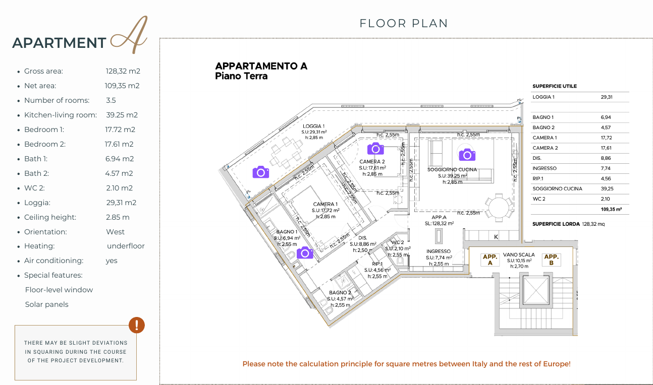 Floor Plan — Apartment A
